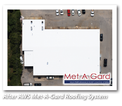 After AWS Ure-A-Sil Roof Coating